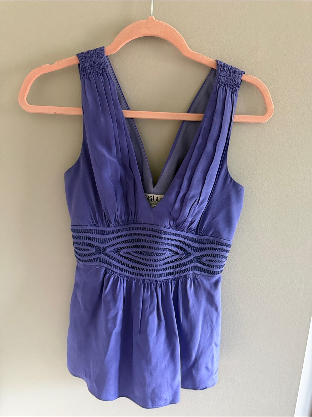 Tibi purple tank. Size 2.